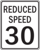 Reduced Speed Clip Art